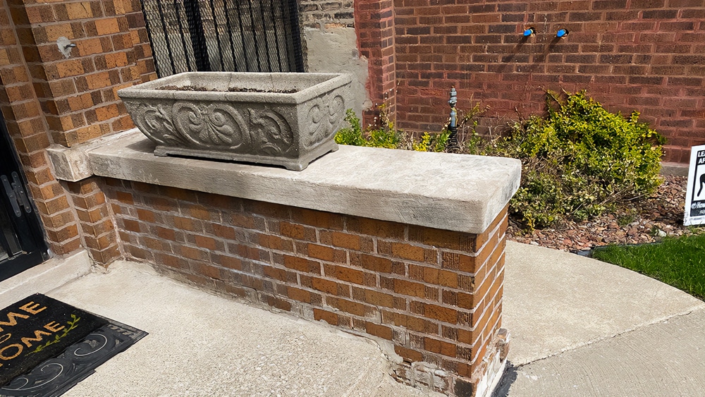 Dependable Masonry and Construction Chicago Wing Wall Project